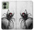 S2386 Black Widow Spider Case For Motorola Edge (2023), Edge 40