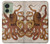 S2801 Vintage Octopus Case For Motorola Edge (2023), Edge 40