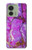 S2907 Purple Turquoise Stone Case For Motorola Edge (2023), Edge 40