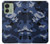S2959 Navy Blue Camo Camouflage Case For Motorola Edge (2023), Edge 40 S2959 Navy Blue Camo Camouflage Case For Motorola Edge (2023), Edge 40