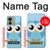 S3029 Cute Blue Owl Case For Motorola Edge (2023), Edge 40