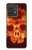 S3881 Fire Skull Case For Motorola Edge 40 Neo
