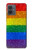 S2683 Rainbow LGBT Pride Flag Case For Motorola Moto G14