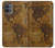 S2861 Antique World Map Case For Motorola Moto G14
