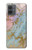 S3717 Rose Gold Blue Pastel Marble Graphic Printed Case For Motorola Moto G14