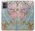 S3717 Rose Gold Blue Pastel Marble Graphic Printed Case For Motorola Moto G14