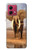 S0310 African Elephant Case For Motorola Moto G84