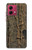 S0598 Wood Graphic Printed Case For Motorola Moto G84