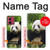 S1073 Panda Enjoy Eating Case For Motorola Moto G84