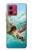 S1377 Ocean Sea Turtle Case For Motorola Moto G84