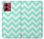 S1723 Mint Chevron Zigzag Case For Motorola Moto G84