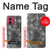 S2526 Black Marble Graphic Printed Case For Motorola Moto G84
