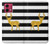 S2794 Black and White Striped Deer Gold Sparkles Case For Motorola Moto G84