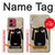S2826 Cute Cartoon Unsleep Black Sheep Case For Motorola Moto G84