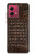 S2850 Brown Skin Alligator Graphic Printed Case For Motorola Moto G84