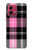 S3091 Pink Plaid Pattern Case For Motorola Moto G84