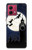 S3249 Peter Pan Fly Full Moon Night Case For Motorola Moto G84