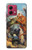 S3331 Peter Paul Rubens Tiger und Lowenjagd Case For Motorola Moto G84