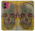 S3359 Vincent Van Gogh Skull Case For Motorola Moto G84