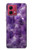 S3713 Purple Quartz Amethyst Graphic Printed Case For Motorola Moto G84