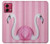 S3805 Flamingo Pink Pastel Case For Motorola Moto G84