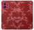 S3817 Red Floral Cherry blossom Pattern Case For Motorola Moto G84