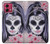 S3821 Sugar Skull Steam Punk Girl Gothic Case For Motorola Moto G84