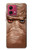 S3940 Leather Mad Face Graphic Paint Case For Motorola Moto G84