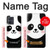 S2662 Cute Panda Cartoon Case For Motorola Moto G54