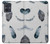 S3085 Feather Paint Pattern Case For Motorola Moto G54