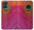 S3201 Pink Peacock Feather Case For Motorola Moto G54