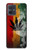 S3890 Reggae Rasta Flag Smoke Case For Motorola Moto G54