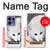 S2569 White Arctic Fox Case For Motorola Edge 50 Pro