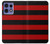 S2638 Black and Red Striped Case For Motorola Edge 50 Pro