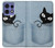 S2641 Pocket Black Cat Case For Motorola Edge 50 Pro