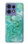 S2653 Dragon Green Turquoise Stone Graphic Case For Motorola Edge 50 Pro