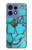 S2685 Aqua Turquoise Gemstone Graphic Printed Case For Motorola Edge 50 Pro