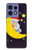 S2849 Cute Sleepy Owl Moon Night Case For Motorola Edge 50 Pro