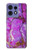 S2907 Purple Turquoise Stone Case For Motorola Edge 50 Pro