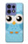 S3029 Cute Blue Owl Case For Motorola Edge 50 Pro