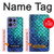 S3047 Green Mermaid Fish Scale Case For Motorola Edge 50 Pro
