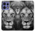 S3372 Lion Face Case For Motorola Edge 50 Pro