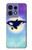 S3807 Killer Whale Orca Moon Pastel Fantasy Case For Motorola Edge 50 Pro