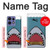 S3825 Cartoon Shark Sea Diving Case For Motorola Edge 50 Pro