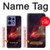 S3897 Red Nebula Space Case For Motorola Edge 50 Pro
