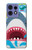 S3947 Shark Helicopter Cartoon Case For Motorola Edge 50 Pro