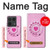 S2847 Pink Retro Rotary Phone Case For Motorola Edge 50 Ultra