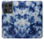 S3439 Fabric Indigo Tie Dye Case For Motorola Edge 50 Ultra