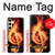 S0493 Music Note Burn Case For Samsung Galaxy S24 FE