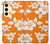 S2245 Hawaiian Hibiscus Orange Pattern Case For Samsung Galaxy S24 FE
